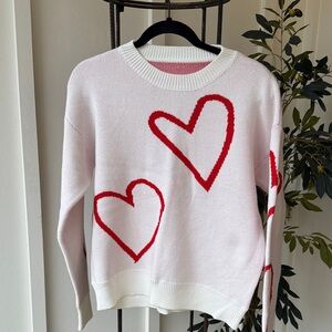Krush Kandy | Luxe Love Viscose Heart Sweater | S | Thick | BRAND NEW